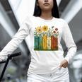 Book Flower 8647 Foxtrots Deltas Tangos Unisex Long Sleeve T-Shirt Book Flower 8647 Foxtrots Deltas Tangos Unisex Long Sleeve T-Shirt