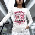 Book Lover Read Your Heart Out Teacher Kids Valentines Unisex Long Sleeve T-Shirt