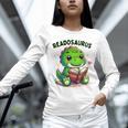 Book Lover Reading Dinosaur Readosaurus Library Unisex Long Sleeve T-Shirt
