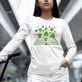 Book With Shamrocks Librarian Saint Patrick's Day Kids Unisex Long Sleeve T-Shirt