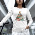 All Booked For Christmas Book Christmas Tree Lights Xmas Unisex Long Sleeve T-Shirt