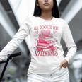 All Booked For Valentine Books Lover Teacher Floral Unisex Long Sleeve T-Shirt