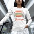 All Booked For Valentines Retro Book Lover Teacher Bookworm Premium Tri-Blend Unisex Long Sleeve T-Shirt
