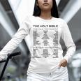 The Books Of The Bible Old And New Testament Complete List Unisex Long Sleeve T-Shirt The Books Of The Bible Old And New Testament Complete List Unisex Long Sleeve T-Shirt
