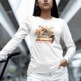 Booktrovert Vintage Wildflowers Books For Book Lovers Unisex Long Sleeve T-Shirt
