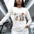 Carve Out Time To Read Halloween Ghost Books Raglan Baseball Tee Unisex Long Sleeve T-Shirt