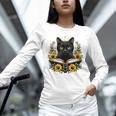 Cat For Women Book Lover Cute Cat And Book Unisex Long Sleeve T-Shirt Cat For Women Book Lover Cute Cat And Book Unisex Long Sleeve T-Shirt