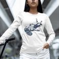 Cavalier King Charles Spaniel Book Nap Vintage Dog Mom Dad Unisex Long Sleeve T-Shirt