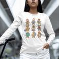 Christmas Library Gingerbread Man Books Lover Bookworm Unisex Long Sleeve T-Shirt Christmas Library Gingerbread Man Books Lover Bookworm Unisex Long Sleeve T-Shirt