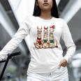 Christmas Three Llamas Reading Reading Books Llama Lover Unisex Long Sleeve T-Shirt Christmas Three Llamas Reading Reading Books Llama Lover Unisex Long Sleeve T-Shirt