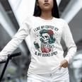 I Like My Coffee ICY & My Books Spicy For Book Lovers Unisex Long Sleeve T-Shirt I Like My Coffee ICY & My Books Spicy For Book Lovers Unisex Long Sleeve T-Shirt