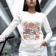 Cozy Autumn Books Fully Booked For Fall Books Pumpkin Unisex Long Sleeve T-Shirt