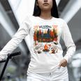 Cozy Reading Cabin Retreat Fall Bookish Autumn Cozy Reader Unisex Long Sleeve T-Shirt