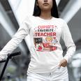 Cupid's Favorite Math Teacher Valentine Reading Book Women Unisex Long Sleeve T-Shirt Cupid's Favorite Math Teacher Valentine Reading Book Women Unisex Long Sleeve T-Shirt