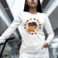 Cute Cat Fall In Love With Reading Book Cat Lover Librarian Unisex Long Sleeve T-Shirt Cute Cat Fall In Love With Reading Book Cat Lover Librarian Unisex Long Sleeve T-Shirt