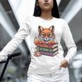 Cute Nerdy Fox Read Books Be Kind Stay Weird Book Club Premium Tri-Blend Unisex Long Sleeve T-Shirt Cute Nerdy Fox Read Books Be Kind Stay Weird Book Club Premium Tri-Blend Unisex Long Sleeve T-Shirt