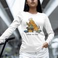 Dog Cooking The Books Unisex Long Sleeve T-Shirt