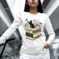 Fantasy Drama Tragedy Cat Book Lover Reading Humor Unisex Long Sleeve T-Shirt Fantasy Drama Tragedy Cat Book Lover Reading Humor Unisex Long Sleeve T-Shirt