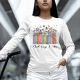 God Says I Am Floral Book Cute Christian Girl Teen Religious Unisex Long Sleeve T-Shirt