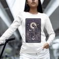 High Priestess Tarot Art Celestial Mystic Book Lover Unisex Long Sleeve T-Shirt High Priestess Tarot Art Celestial Mystic Book Lover Unisex Long Sleeve T-Shirt