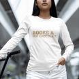 Jolabokaflod Because Books And Hot Chocolate T-Shirt Unisex Long Sleeve T-Shirt
