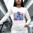 Just A Girl Who Loves Dragons And Books Cute Dragon Reading Premium Tri-Blend Unisex Long Sleeve T-Shirt Just A Girl Who Loves Dragons And Books Cute Dragon Reading Premium Tri-Blend Unisex Long Sleeve T-Shirt