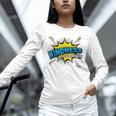 Kindness Is My Superpower Retro Comic Book T-Shirt Unisex Long Sleeve T-Shirt