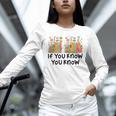 If You Know You Know 6 7 Reading Books Merry Christmas Unisex Long Sleeve T-Shirt