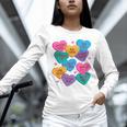 Librarian Shirt Valentines Book Worm Reading Tshirt Premium Tri-Blend Unisex Long Sleeve T-Shirt
