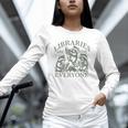 Libraries Are For Everyone Racoon Read Banned Book Librarian Unisex Long Sleeve T-Shirt Libraries Are For Everyone Racoon Read Banned Book Librarian Unisex Long Sleeve T-Shirt