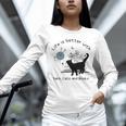 Life Is Better With Yarn Cats And Books Unisex Long Sleeve T-Shirt Life Is Better With Yarn Cats And Books Unisex Long Sleeve T-Shirt