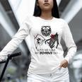 Love Me Like My Demons Do Dark Romance Merch Smutty Book Unisex Long Sleeve T-Shirt