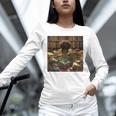 Melanin Afro Women Educated Reading Book History Girls Unisex Long Sleeve T-Shirt Melanin Afro Women Educated Reading Book History Girls Unisex Long Sleeve T-Shirt