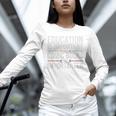 Who Needs Education Comic Books Are Importanter Premium Tri-Blend Unisex Long Sleeve T-Shirt