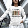 I Have No Shelf Control Flower Book Bookish Unisex Long Sleeve T-Shirt
