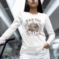 North Pole Book-Club Hot Cocoa Served Daily Christmas Book Unisex Long Sleeve T-Shirt