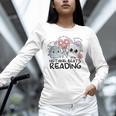 Nothing Beats Reading Rock Paper Scissors Book Lover Teacher Unisex Long Sleeve T-Shirt
