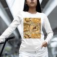 Orange Comic Book Orange Color Graphic Premium Tri-Blend Unisex Long Sleeve T-Shirt