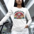 I Read Alotl Axolotl Retro Reading Books Lover Vintage Unisex Long Sleeve T-Shirt I Read Alotl Axolotl Retro Reading Books Lover Vintage Unisex Long Sleeve T-Shirt