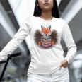 I Read Banned Books Sly Fox Reading Books Unisex Long Sleeve T-Shirt