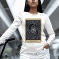 The Reader Tarot Card Mystic Dragon Book Magic Unisex Long Sleeve T-Shirt The Reader Tarot Card Mystic Dragon Book Magic Unisex Long Sleeve T-Shirt