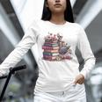 Reading A Book Per Day Keeps Reality Away Skeleton Books Unisex Long Sleeve T-Shirt Reading A Book Per Day Keeps Reality Away Skeleton Books Unisex Long Sleeve T-Shirt