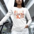 In My Reading Era Groovy Book Lovers Library Reading Women Unisex Long Sleeve T-Shirt