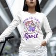 Reading Is My Favorite Sport Saying Quote Book Lovers Unisex Long Sleeve T-Shirt