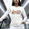 Reading Tea Coffee And Books Unisex Long Sleeve T-Shirt