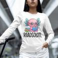 Readsolotl Cute Axolotl Reading Book Kawaii Pink Aesthetic Unisex Long Sleeve T-Shirt Readsolotl Cute Axolotl Reading Book Kawaii Pink Aesthetic Unisex Long Sleeve T-Shirt