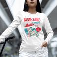 Retro Book Girl Summer For Women Beach Reading Unisex Long Sleeve T-Shirt Retro Book Girl Summer For Women Beach Reading Unisex Long Sleeve T-Shirt