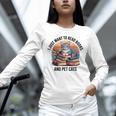 Retro I Just Want To Read Books And Pet Cats Cat Unisex Long Sleeve T-Shirt Retro I Just Want To Read Books And Pet Cats Cat Unisex Long Sleeve T-Shirt