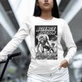 Science Fiction Writer At Work Vintage Book Cover Unisex Long Sleeve T-Shirt