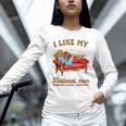 Smutty Book Lover I Like My Fictional Men Spicy Book Unisex Long Sleeve T-Shirt